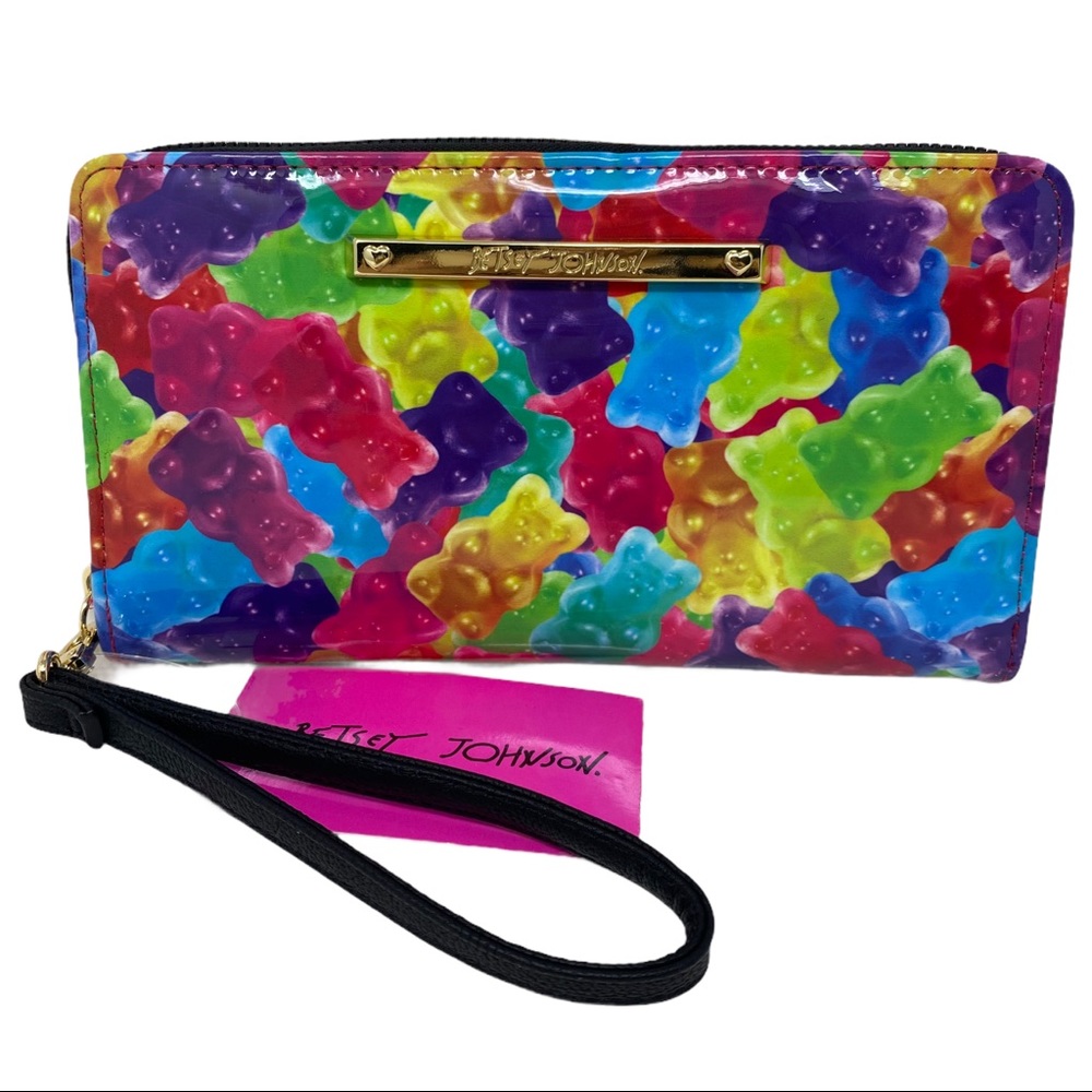 Betsey Johnson Gummy Bears Wallet Zip Wristlet